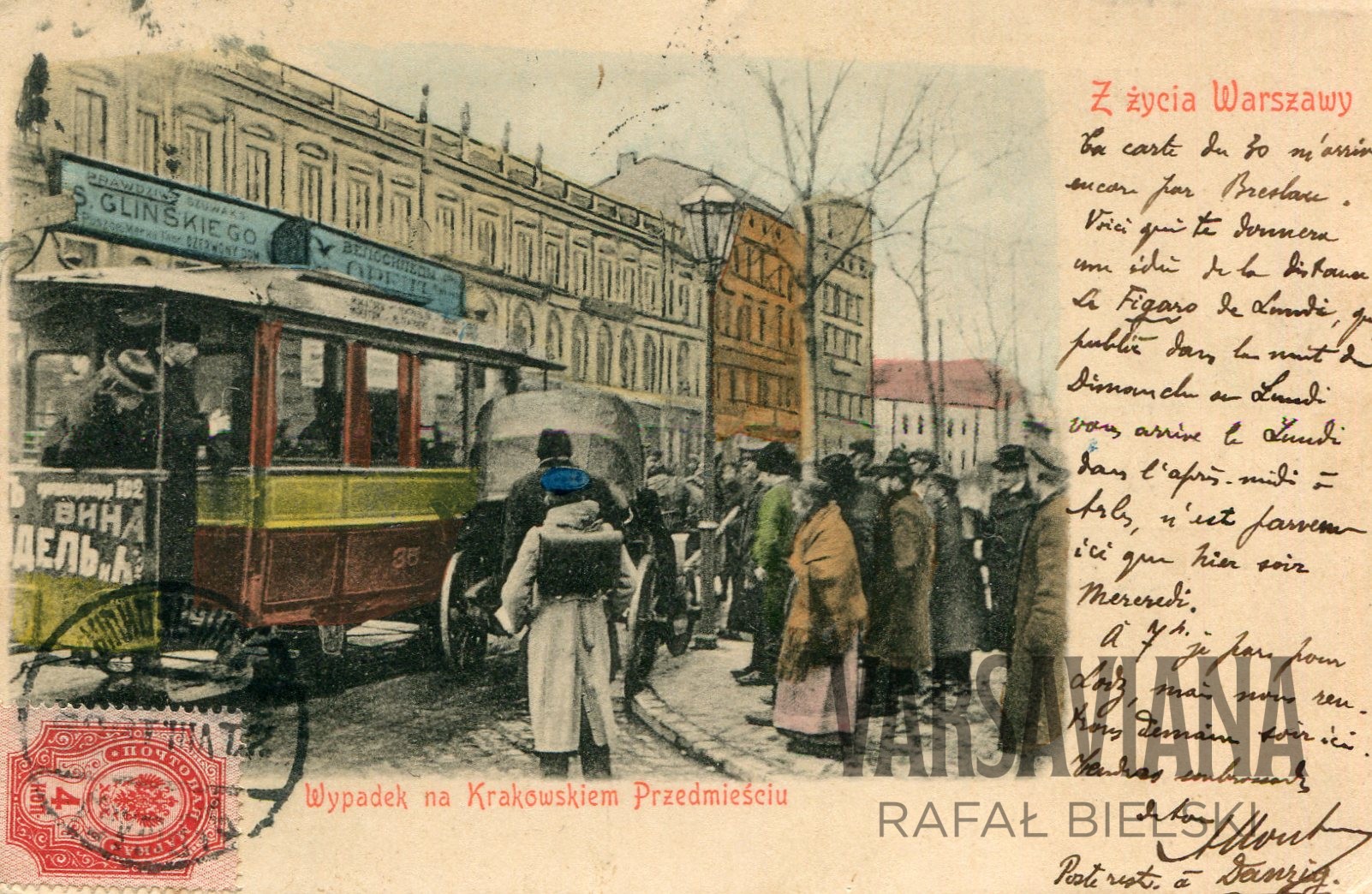 Wypadek na Krakowskim Przedmieściu