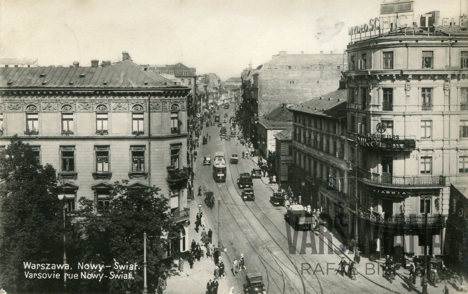 Nowy Świat w kierunku Świętokrzyskiej