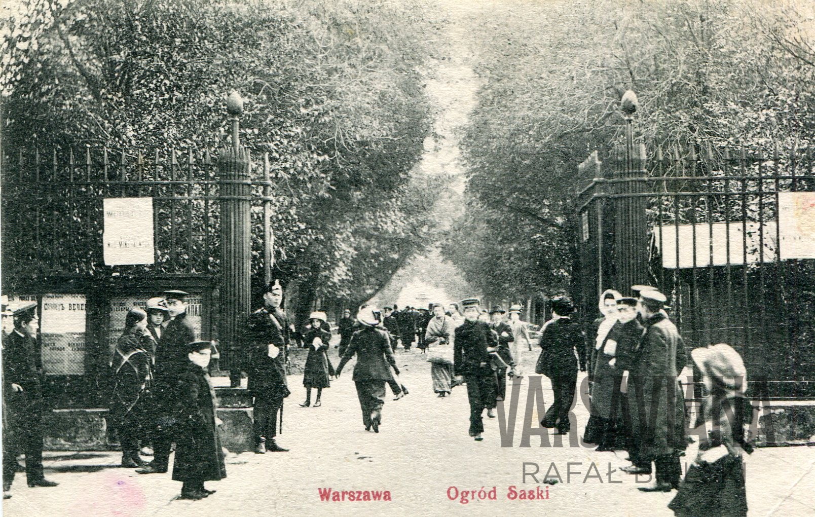 Wejście do ogrodu Saskiego