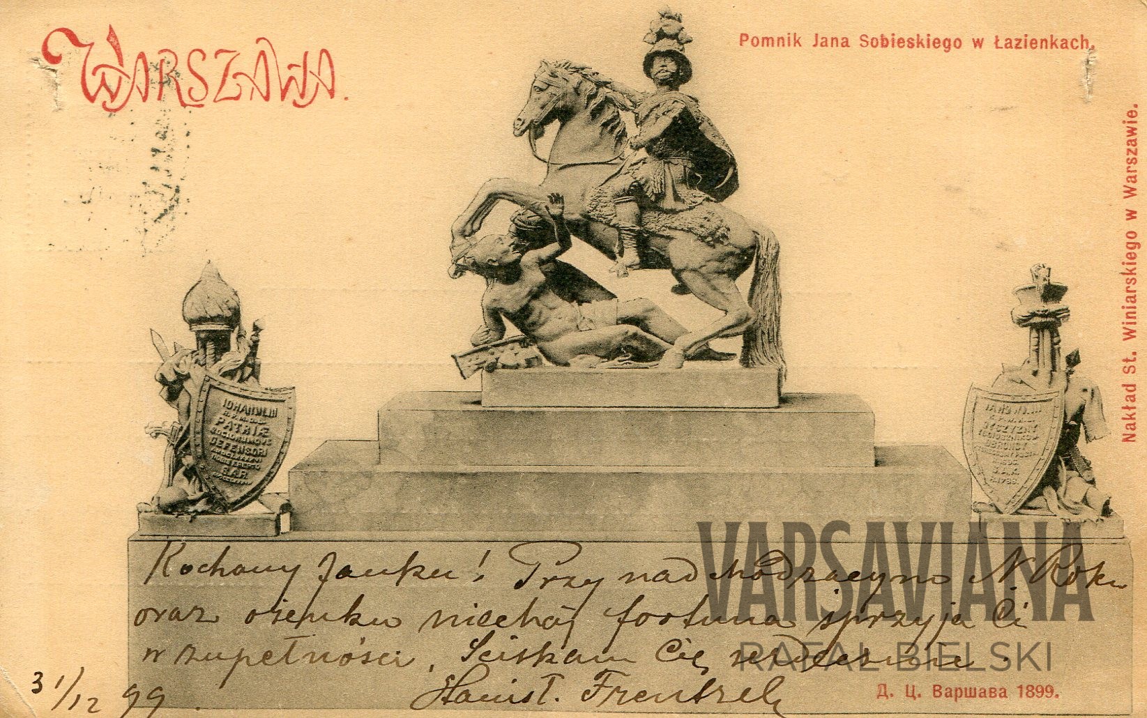 1899 – Pomnik Jana III Sobieskiego